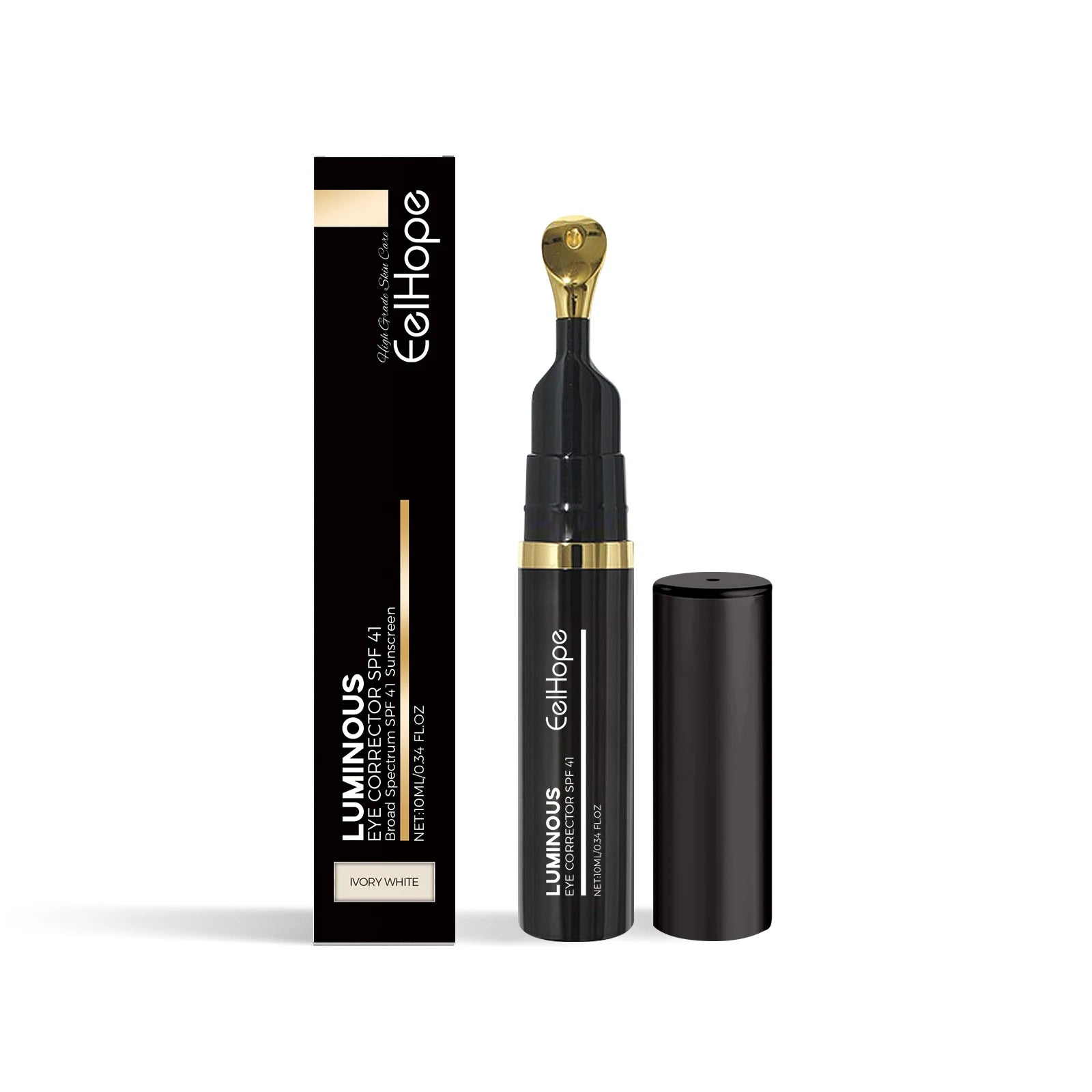 Dark Circles Concealer Stick Under Eye Cover Acne Pigmentation Blemishes Coverage Waterproof Lightweight Natural Daily Makeup Qme Ivory White