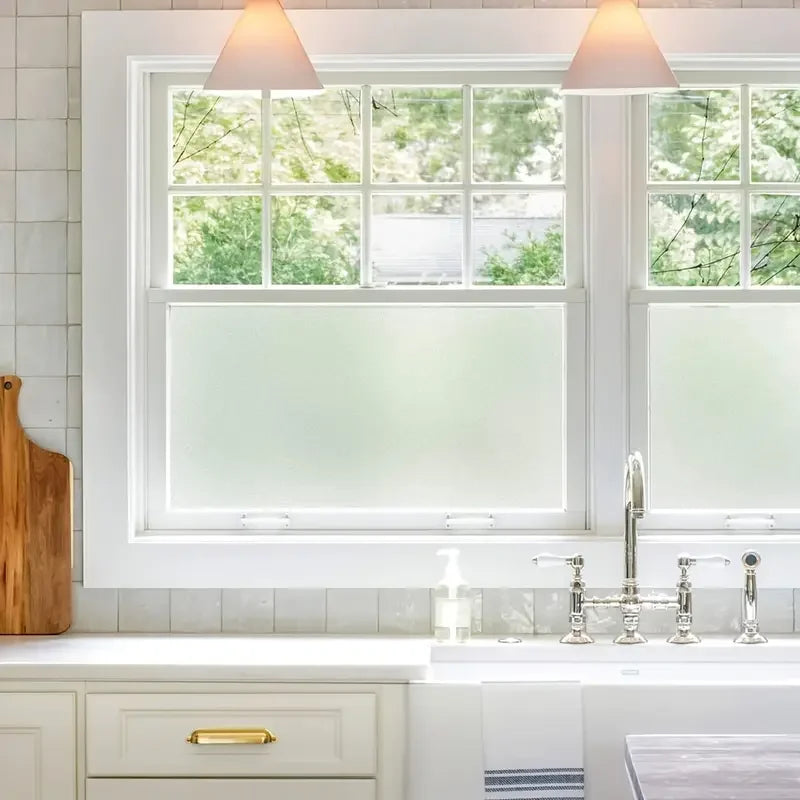 Frosted Window Door Stickers Effectively Prevent Peeping Unauthorized Qme