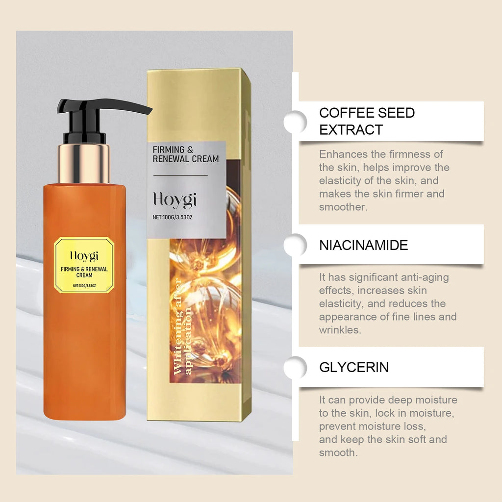 Firming Body Cream Tightening Improve Sagging Skin Increase Elasticity Smooth Wrinkle Neck Leg Sooth Massage Lifting Body Lotion Qme