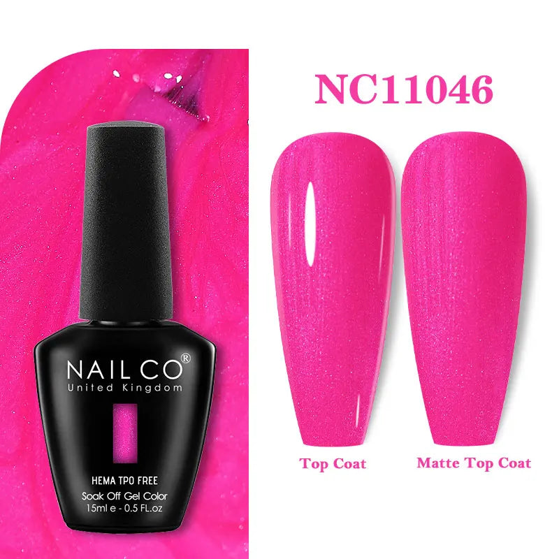 NAILCO Coat Base Gel Nail Polish Nails Art Semi Permanent Lacquer