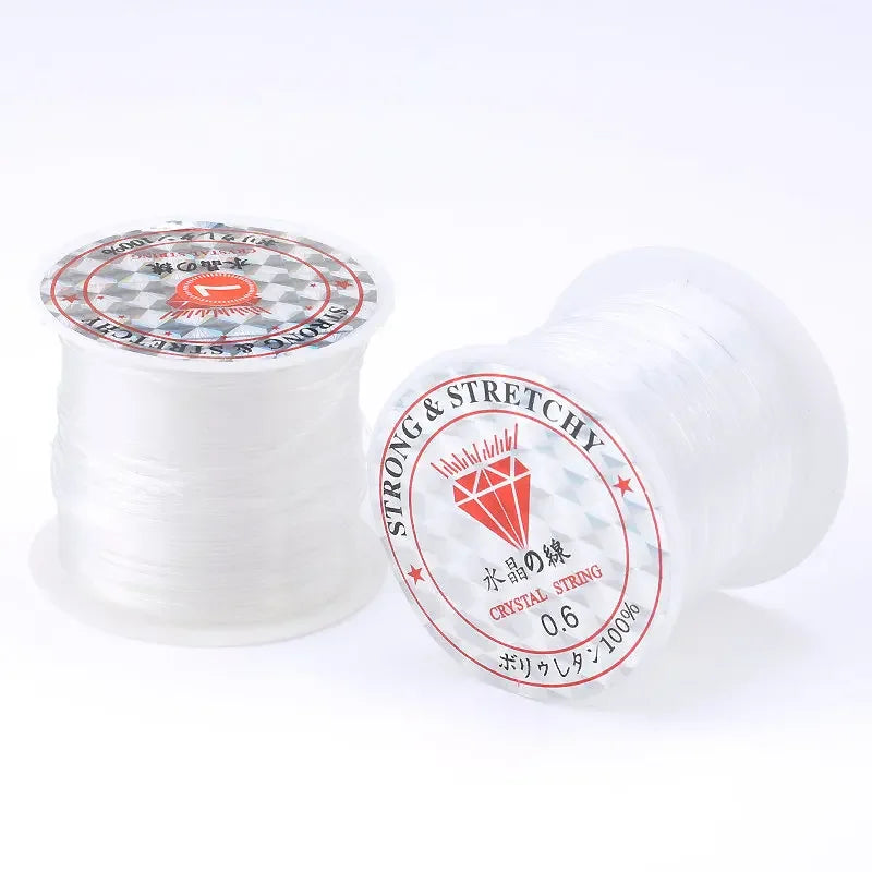 0.25mm/0.3mm/0.35mm/0.4mm/0.45mm/0.5mm/0.6mm/0.7mm Non-Stretch Nylon String Beading Thread Fish Line Wire Cord For Jewelry DIY Qme