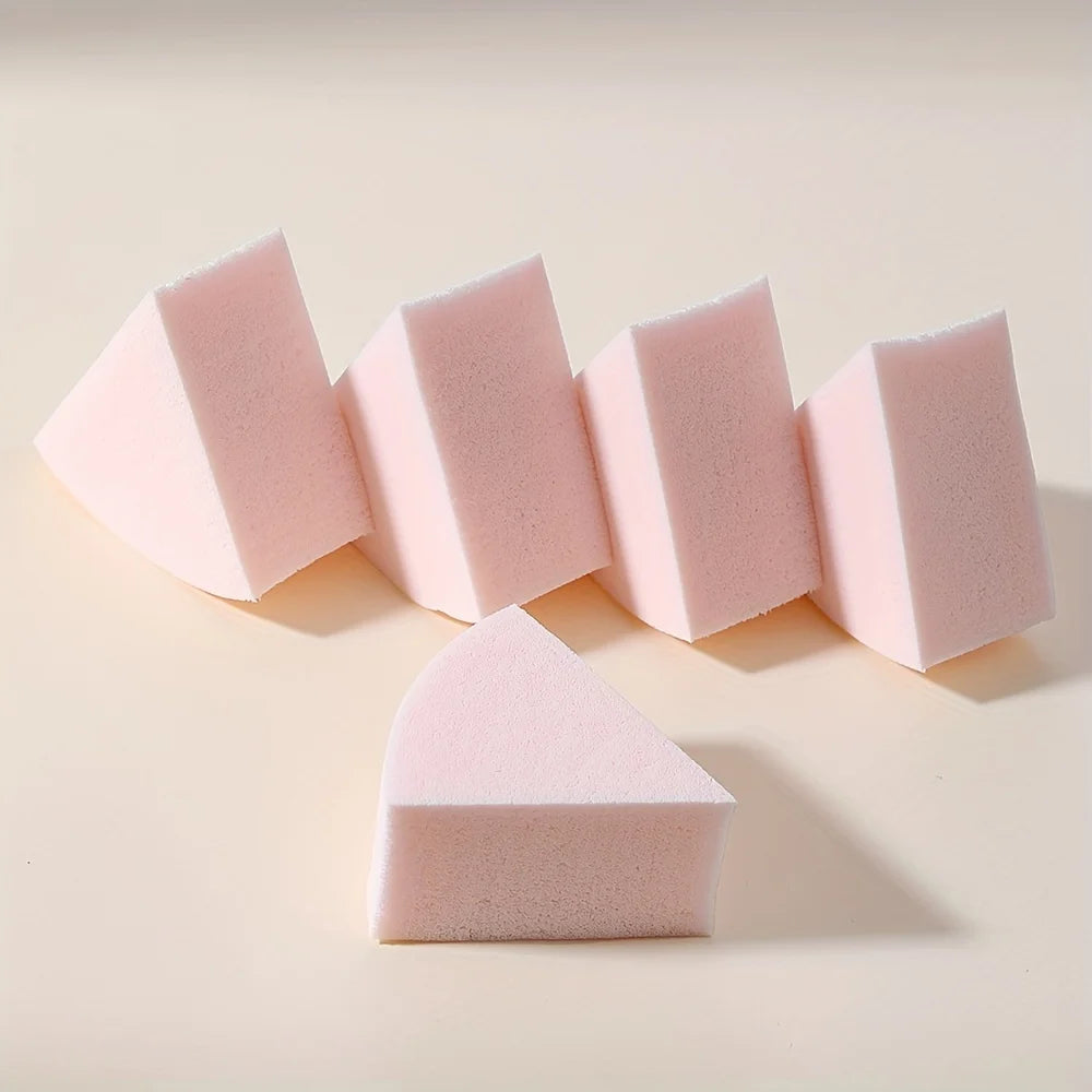 Triangle Makeup Blender Sponges Full Face Curve Blending Coverage Qme
