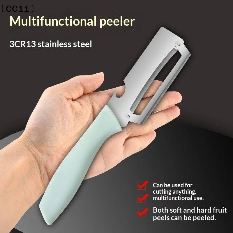 Kitchen Vegetable Peeler Multi-function 2-in-1 Fruit Potato Stuff Qme
