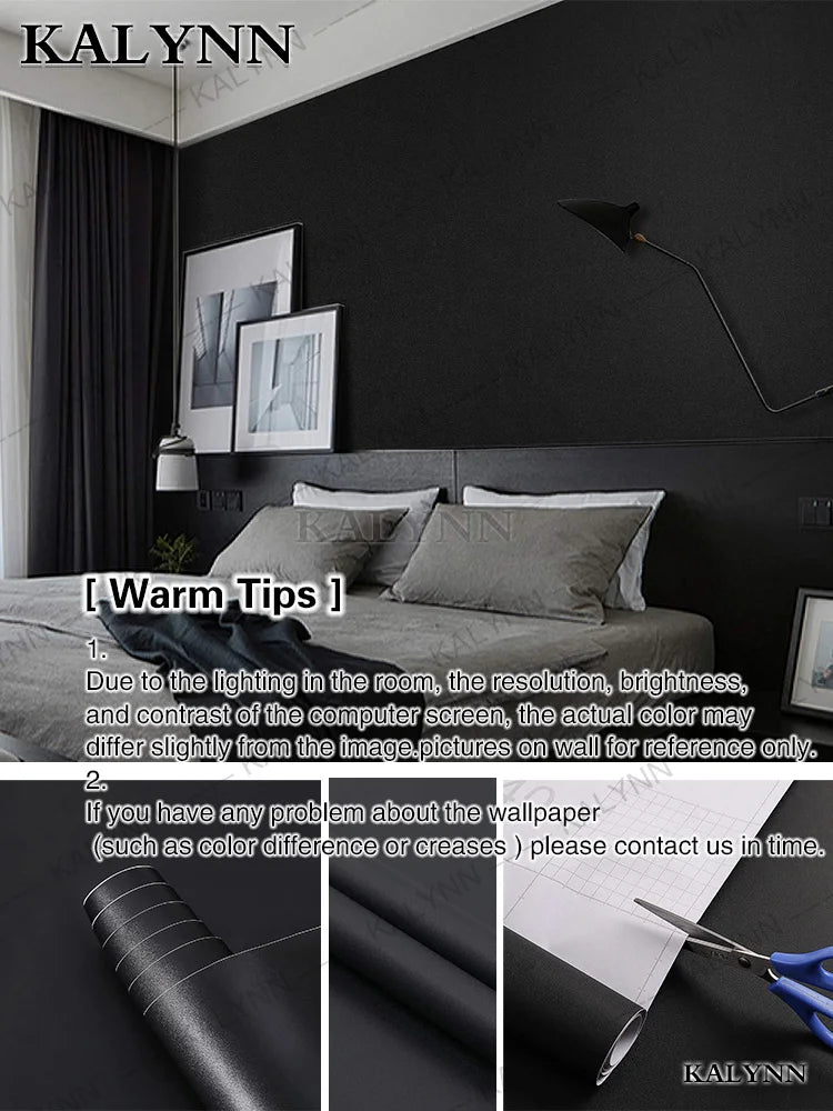 Yellow Peel Stick Wallpaper Vinyl Removable Wall Paper Self-adhesive Qme
