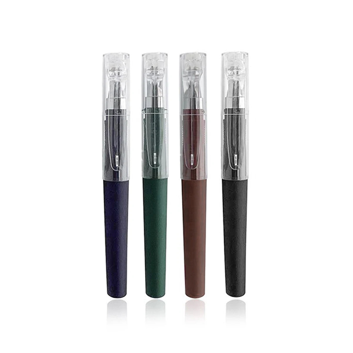 Black 0.5MM Gel Pen refills Set Mini Portable For Business Signature Students Exams Office Stationery Qme 4 pcs B