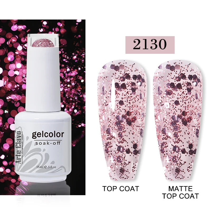 Arte Clavo Autumn Nail Gel Polish Caramel Winter Soak Off UV LED Art