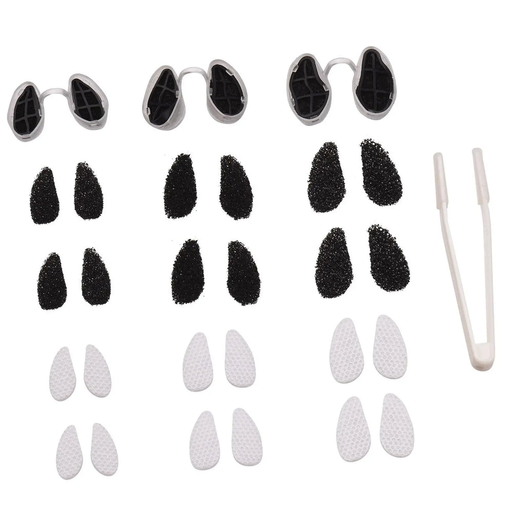 Activated carbon dual protection series invisible nasal filter with one pair of S/M/L sizes Qme