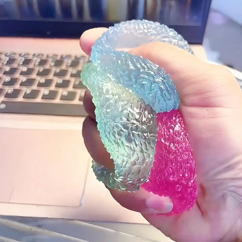 Ice Ball Maltose Squishy Toys Stress Multicolor Texture Sensory Qme