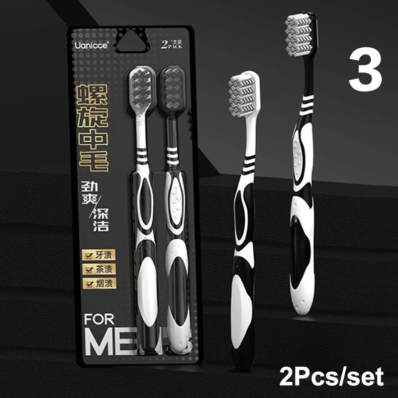 Whole Mouth Clean Toothbrush Ultra-fine Soft Hard Bristle Adults Qme 3