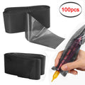 100Pcs Tattoo Clip Cord Covers Disposable Tattoo Clip Cord Sleeves Covers Supply Tattoo Machine Accessory Protection Bags Qme black