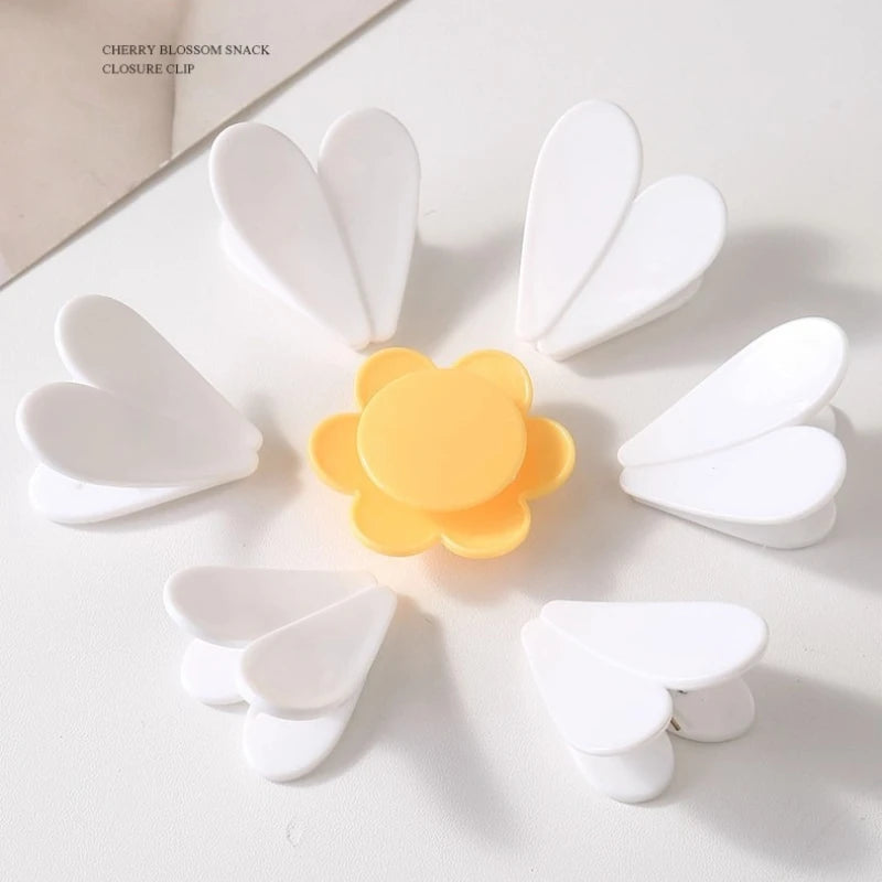 Magnetic Small Daisy Snack Sealing Clip Personalized Petal Creative Qme