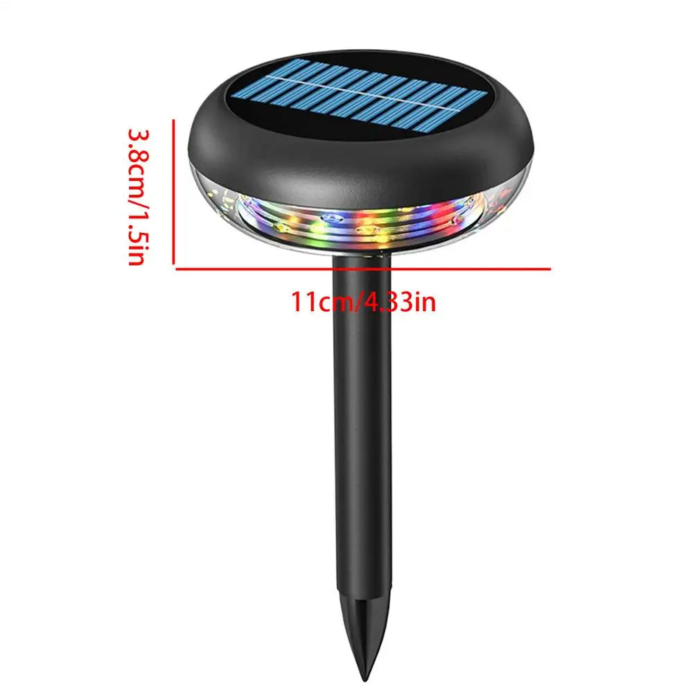 Solar Lights Outdoor Rechargeable 3 Modes Detachable Stake Changing Qme AS SHOW China Mainland