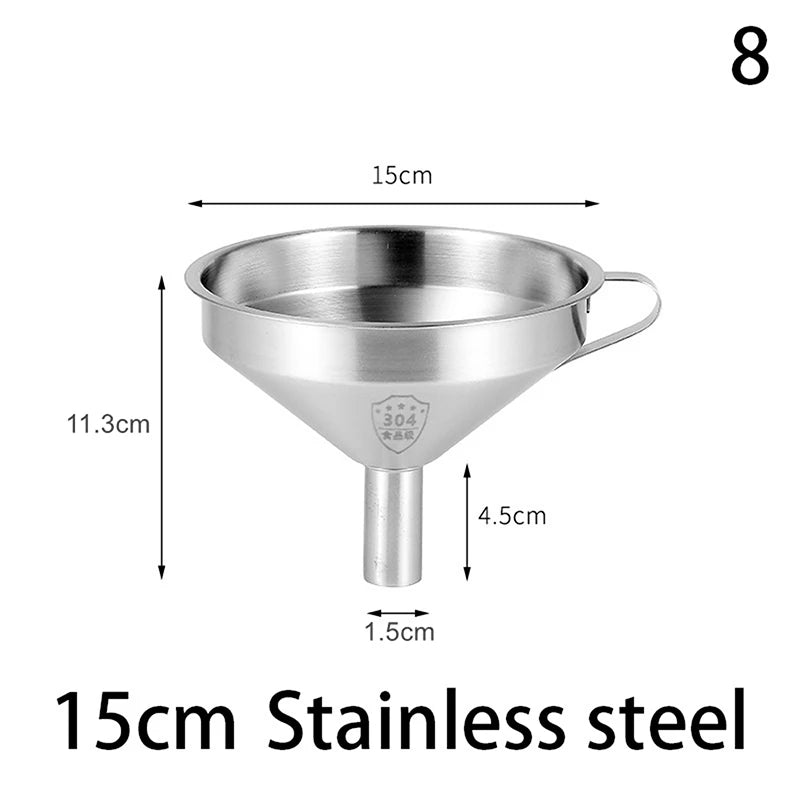 100/120/200/300/400/450 Mesh Nylon Filter Stainless Steel Funnel For Fruit Milk Traditional Chinese Medicine Oil White Wine Qme style 8