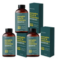 Water Ice Levin Pumpkin Seed & Rosemary Shampoo with Castor Oil & Biotin for Hair Growth, 5M Care, Non-Sticky Formula Qme Smoothing & Straightening