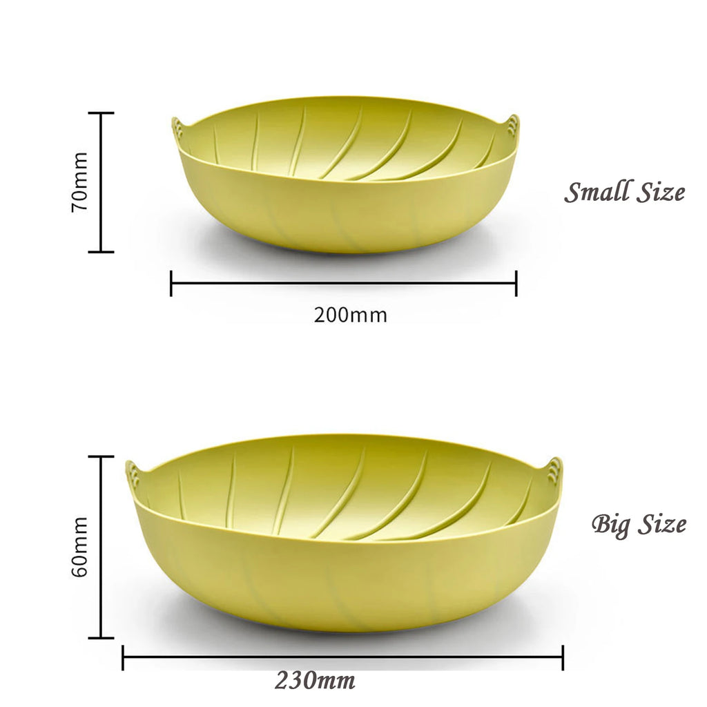 Silicone Air Fryer Basket High Temperature Resistant Baking Silicone Pan Inner Basket Silicone Pot Air Fryer Qme