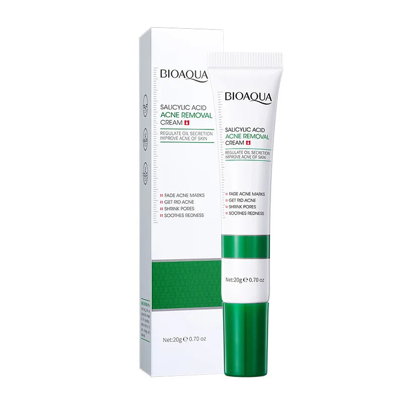 Salicylic Acid Shrink Pore Cream Elimination Large Pores Remove Blackehead Oil Control Face Smooth Repairing Skin Care Products Qme 1pc 1