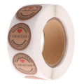 Multiple Styles Kraft Gracias Spanish Thank You Labels Stickers Qme one size