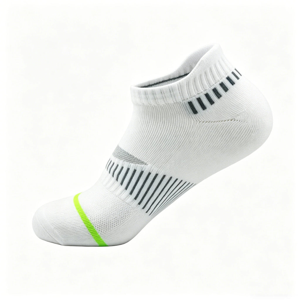 Men's High Elestic Thin Sweat Absorbing Thin Breathable Mesh Casaul Socks Non-slip Floor Pilates Dance Sports Gym Socks Qme White One Size