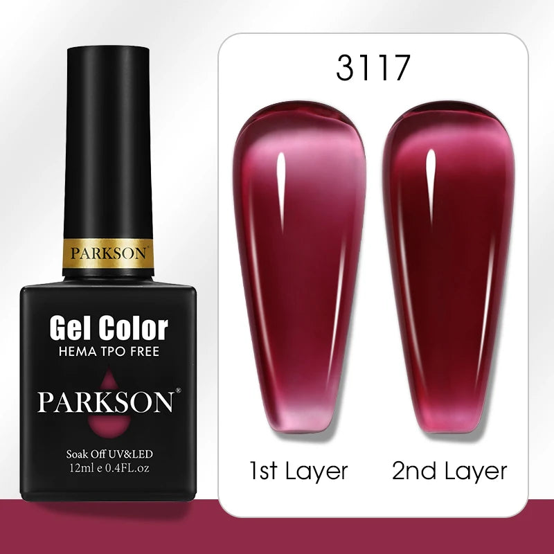 Parkson Colorful Nail Gel Polish Lacquer Soak Off UV LED Long Lasting