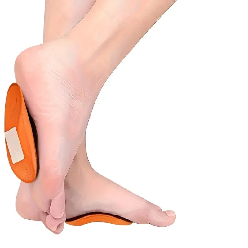 1 Pair EVA Arch Support Half Cushions Non Slip Cushion Flat Feet Qme Orange