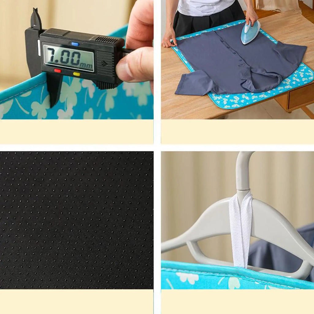 Ironing Mat For Sewing Non-Slip Iron Blanket Portable Ironing Mat For Quilting Crafting Sewing Apartment Workplace Dormitory Qme
