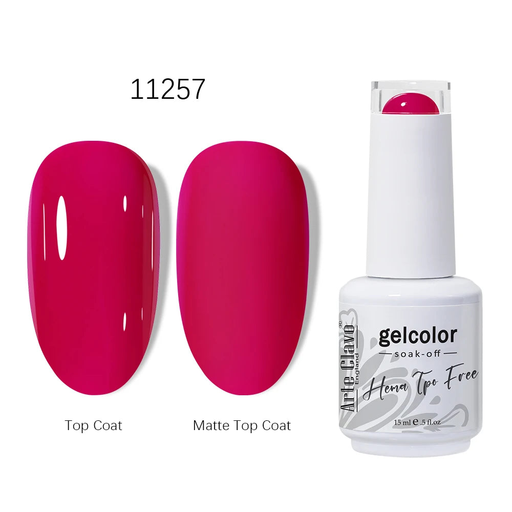 Arte Clavo Red Series Gel HEMA TPO Nail Polish Winter Dark Art