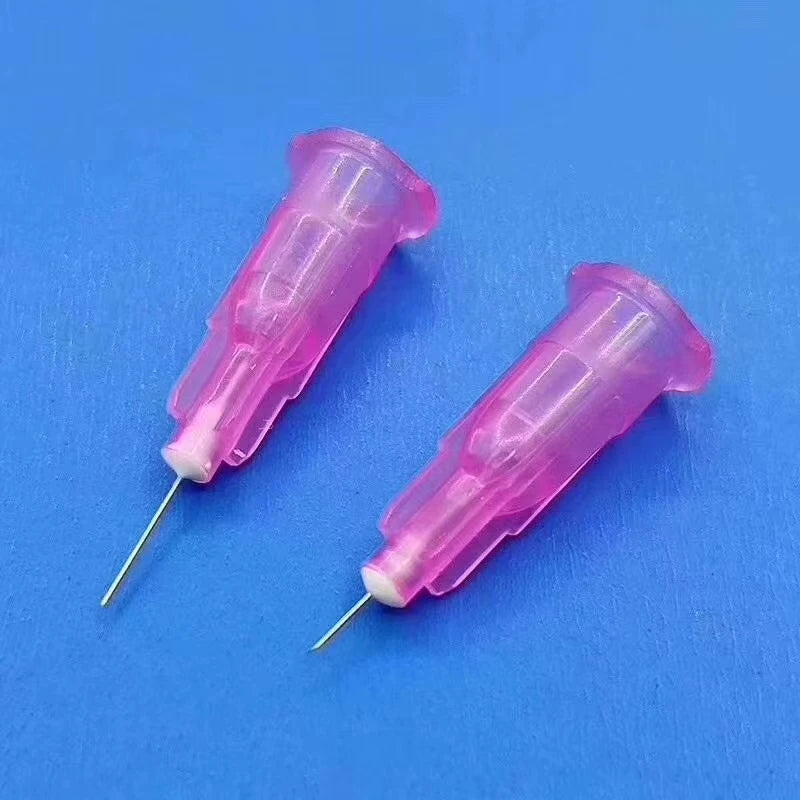 Needle Piercing Transparent Syringe Injection Glue Clear Tip Cap Qme