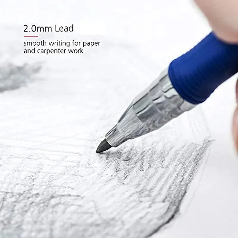 Mechanical Pencil Set With Refills Lead and Eraser,0.5/0.7/2.0mm Drafting,Sketch,Architecture Pencils,Back to School Supplie Qme