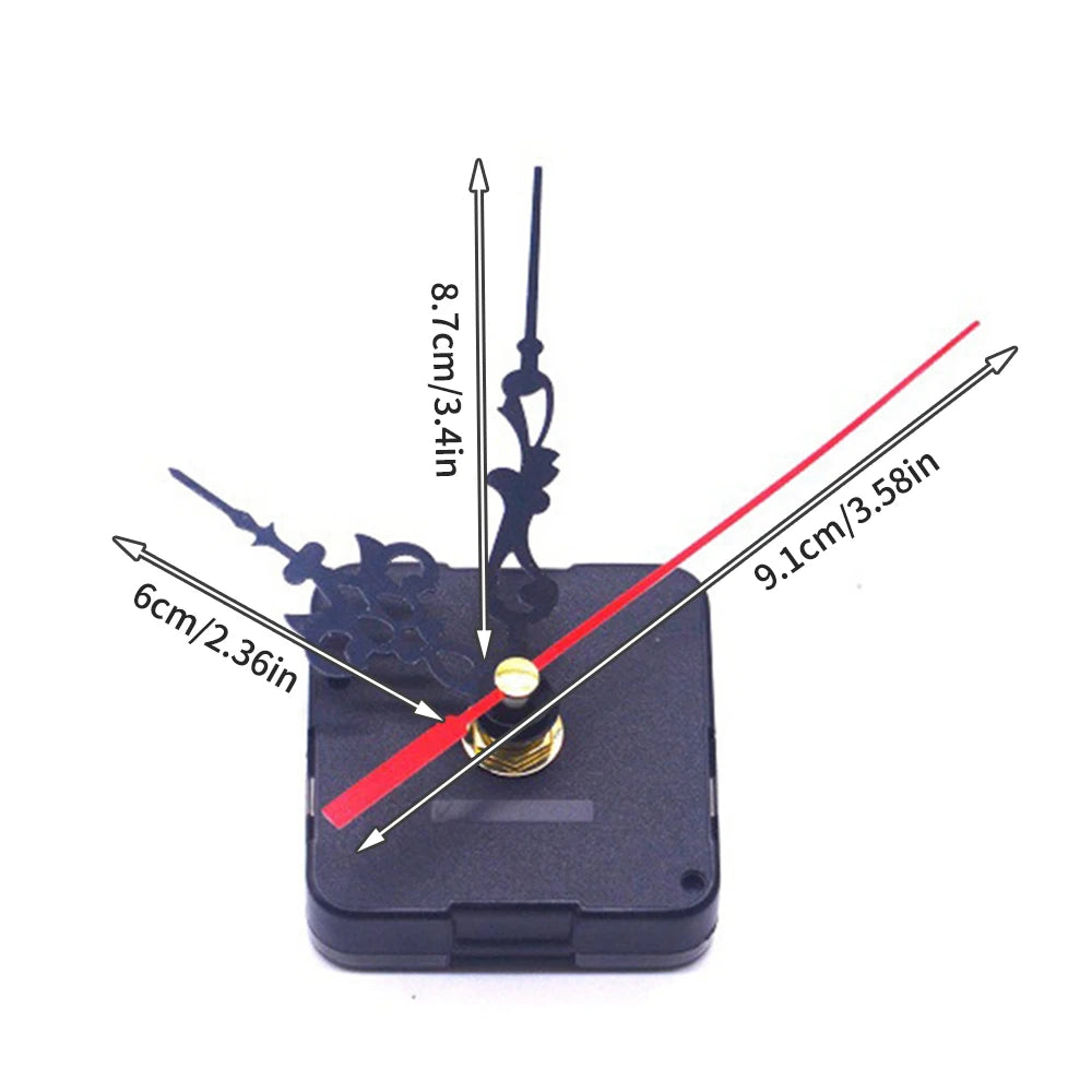 Clock Mechanism Silent Quartz Movement Machine Wall Hands Pointer Set Clockwork Table Hanging DIY Quartz Watch Repair Parts Qme