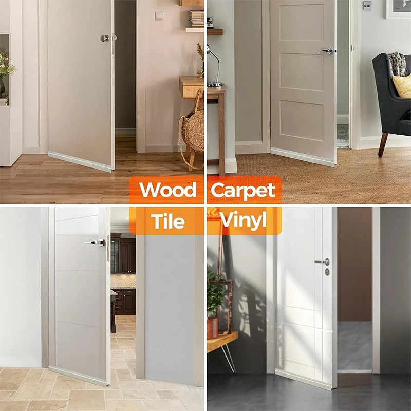 Door Draft Stopper Under Sweep Exterior Interior Doors Weather Qme