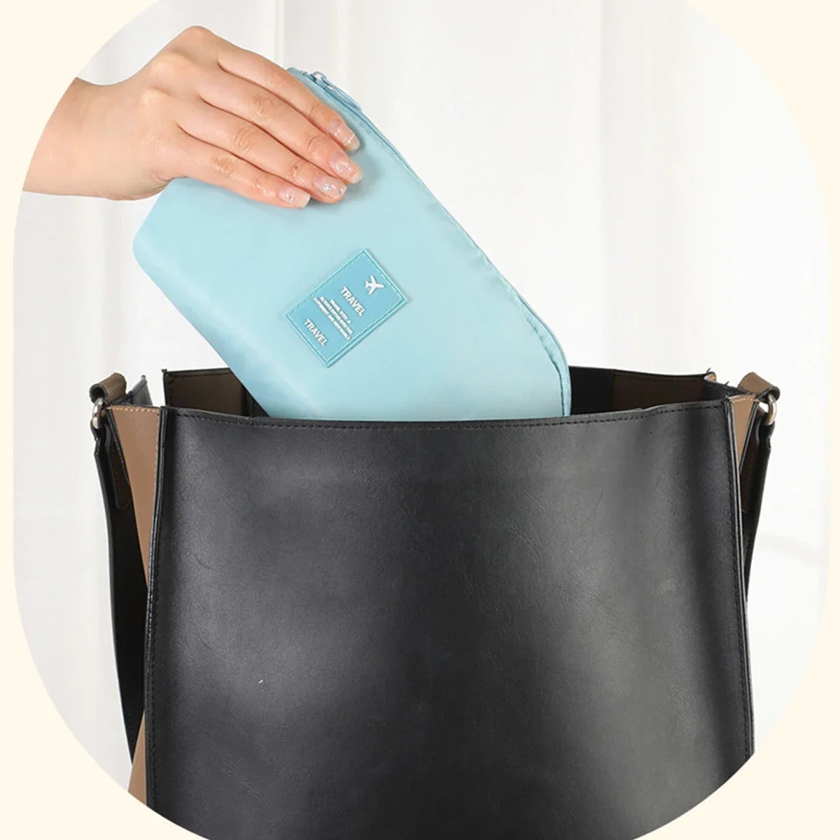 Travel Accessory Cable Bag Portable Digital USB Electronic Organizer Gadget Case Travel Cellphone Charge Mobile Charger Holder Qme