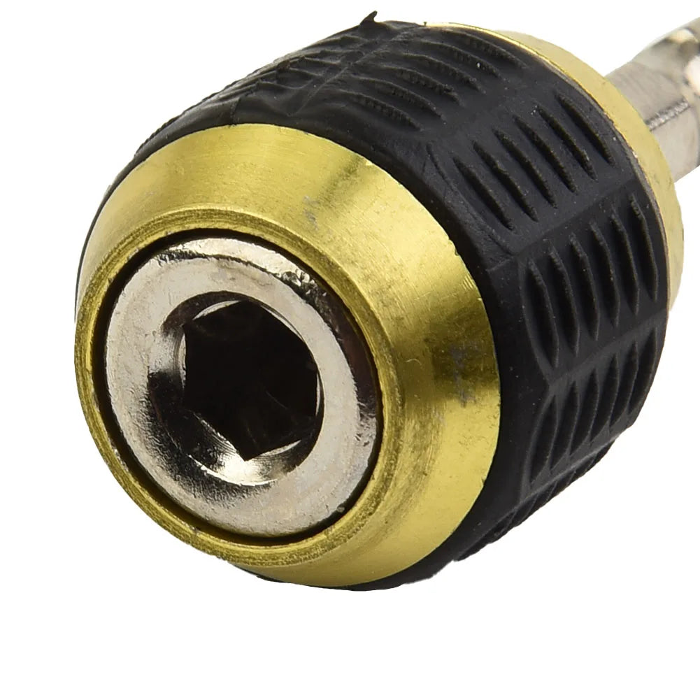 1pc Hex Shank Connecting Rod 50mm Keyless Drill Chuck Driver Quick Change Convertor Drill Bit Holder Drill Chuck Adapter Tools Qme