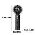 Misting Fan Rechargeable Handheld Personal Powerful Battery Operated Mini Portable Fan For Sports Travel Camping Hiking Fishing Qme China Mainland Black