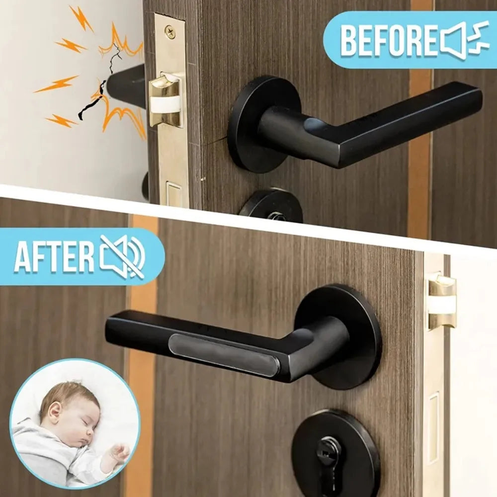 1 Sheet Clear Soft Silicone Door Stopper Bumper Mute Stickers Wall Protection Muffler Pad Door Stopper Furniture Anti-crash Pad Qme