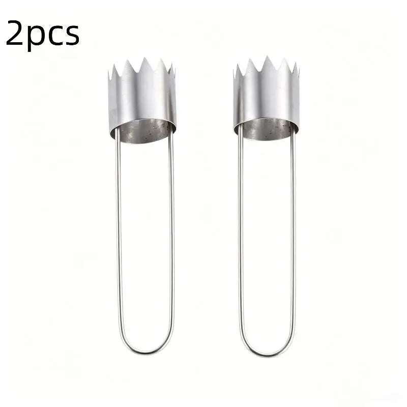 Stainless Steel Corers Portable Core Remover Fruit Vegetable Qme 2pcs
