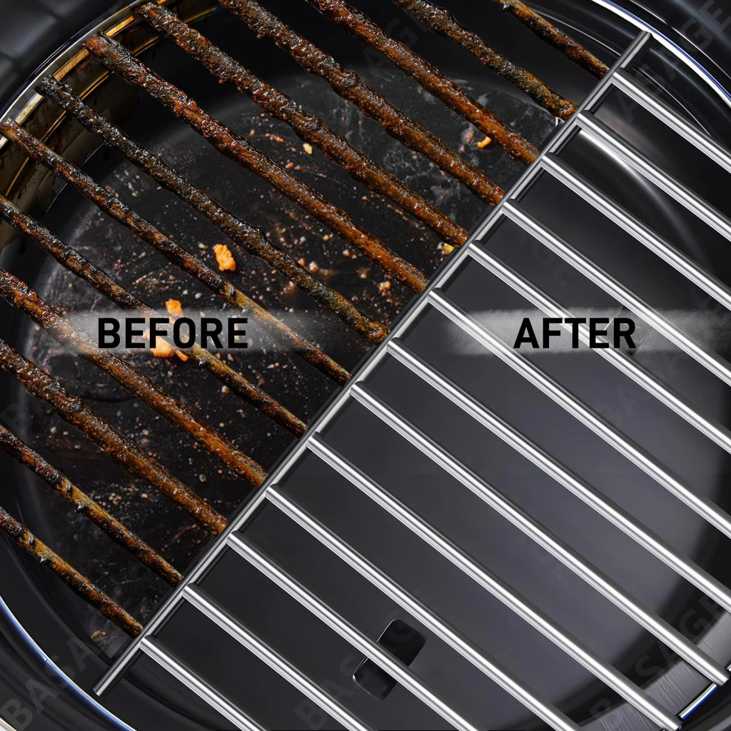 Barbecue Grill BBQ Brush Clean Tool Grill Accessories Stainless Steel Bristles Non-stick Cleaning Brushes Barbecue Accessories Qme