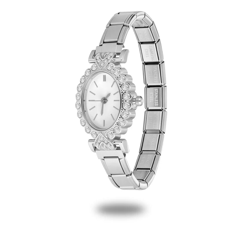 2026 Y2K Printed Pattern Dial Women's Stainless Steel Simple Square Watch Bracelet For Party Friend Wife Birthday Jewelry Gifts Qme S 30