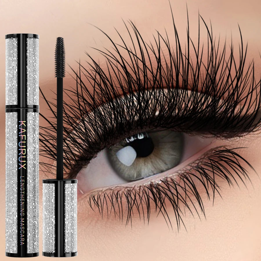 5D Black Lengthening Mascara Eyelashes Extension Eye Lashes Brush Qme