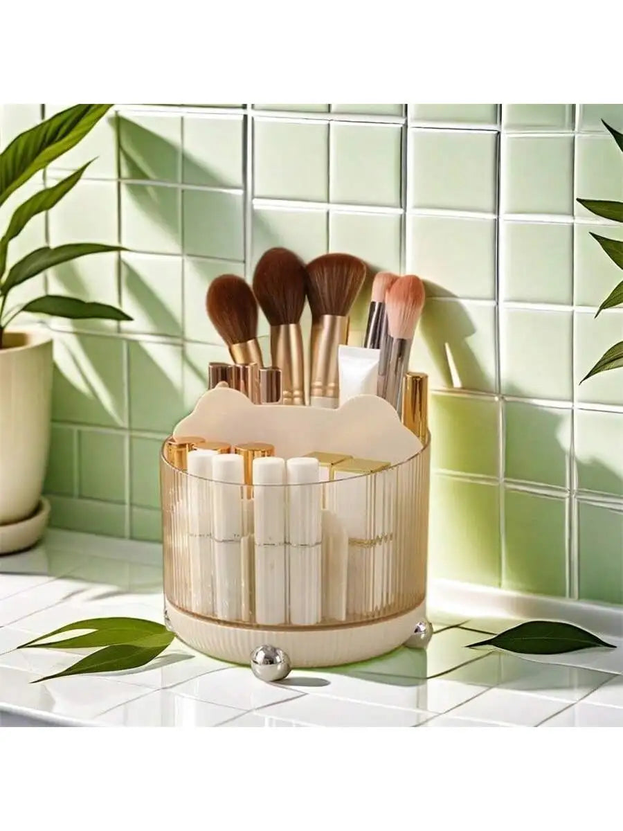 Desktop Makeup Brush Tool Storage Box Qme 1pc