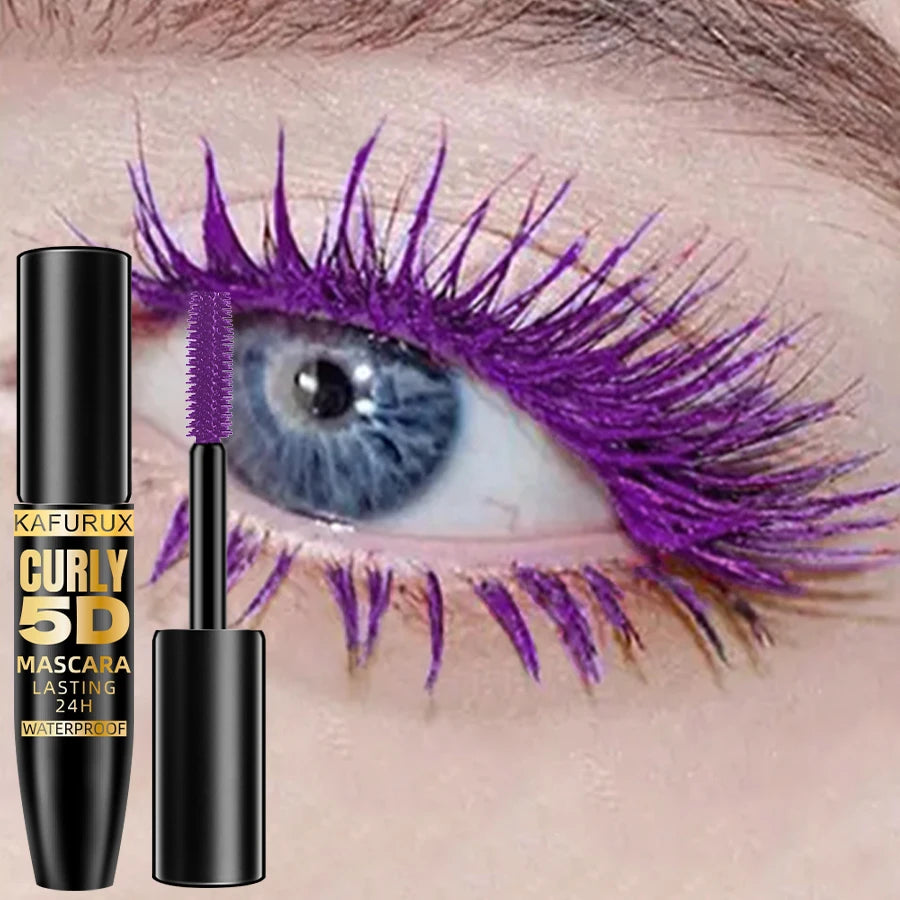 5D Mascara Thick Curl Waterproof Natural Lenthen Eyelash 9 Colors Qme 105