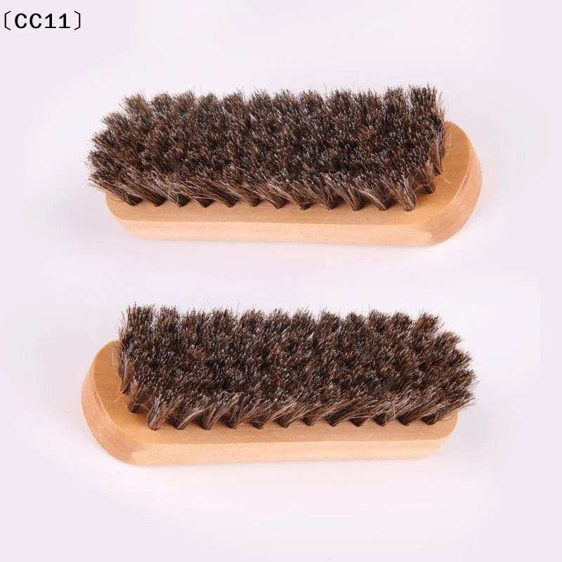 1 Horse Hair Wood Brush Handle Dashboard Details Polishing Cleaning Qme