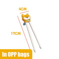 1 Pair Baby Kids Training Tableware Food Sticks Cartoon Animal Chopsticks For Children Cute Cat Elementary Learning Chopstick. Qme A6