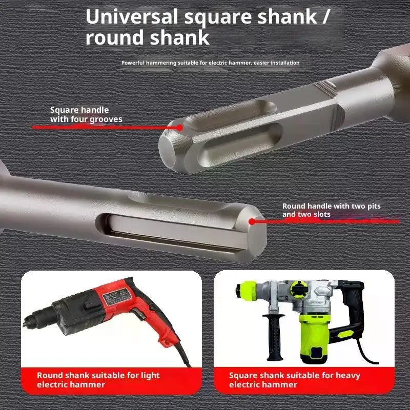 Forged Steel Drill Bit Driver 33 34 SDS Ground Rod Earth Stake Qme