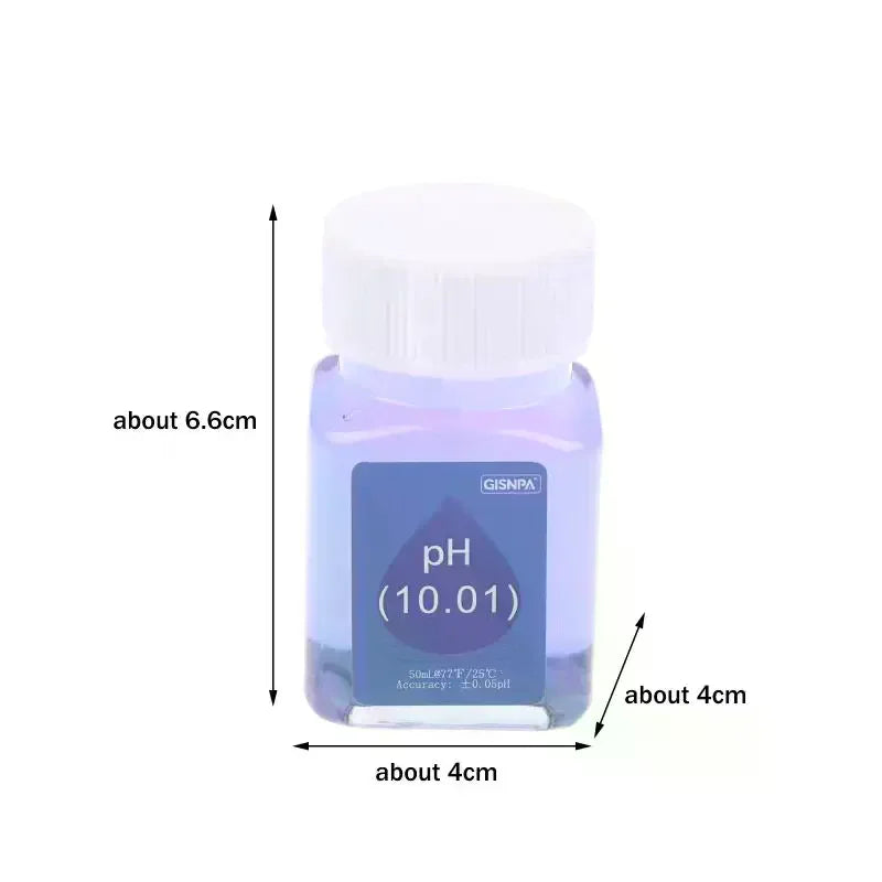50ML PH Meter Standard Solution Calibration 4.00/7.00/10.01 For ORP Tester With 222mV Calibration PH Calibration Qme