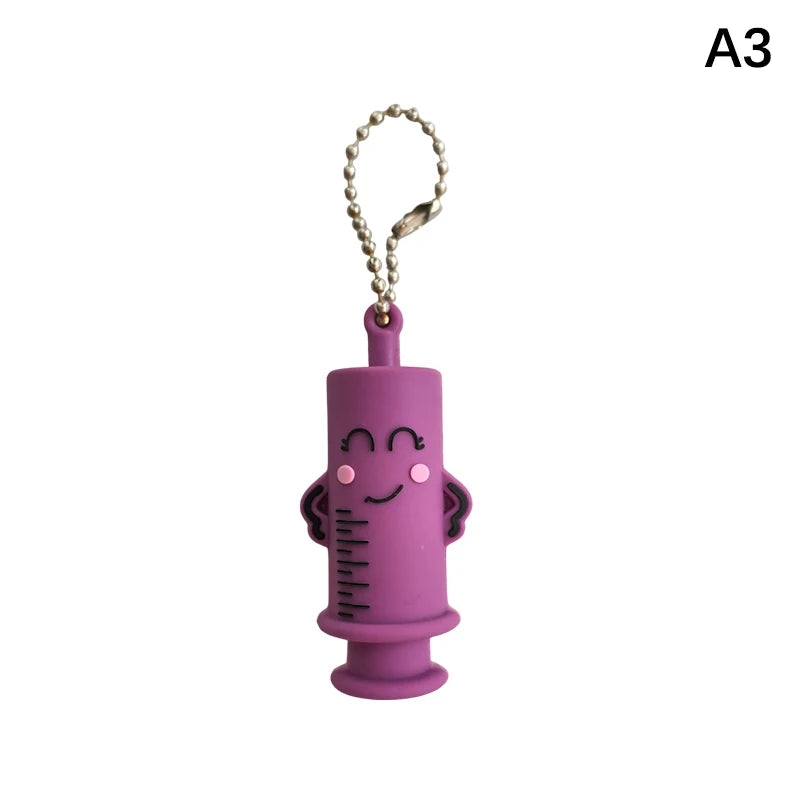 Ampoule Bottle Opener Keychain Syringe-shaped Cutter Nurse Doctor Aid Qme A3
