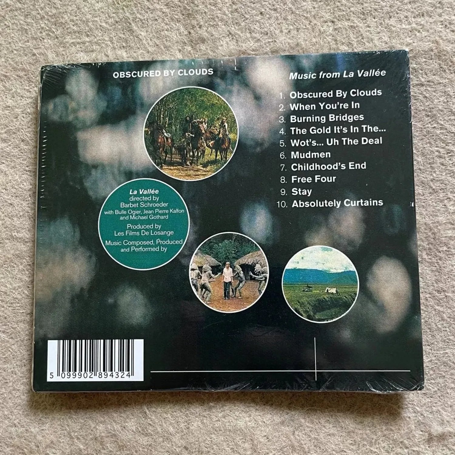 Psychedelic Rock Themed CD Album, Blurred Light Art Cover, High-Fidelity Original Edition for Rock Fans & Home Decor Qme