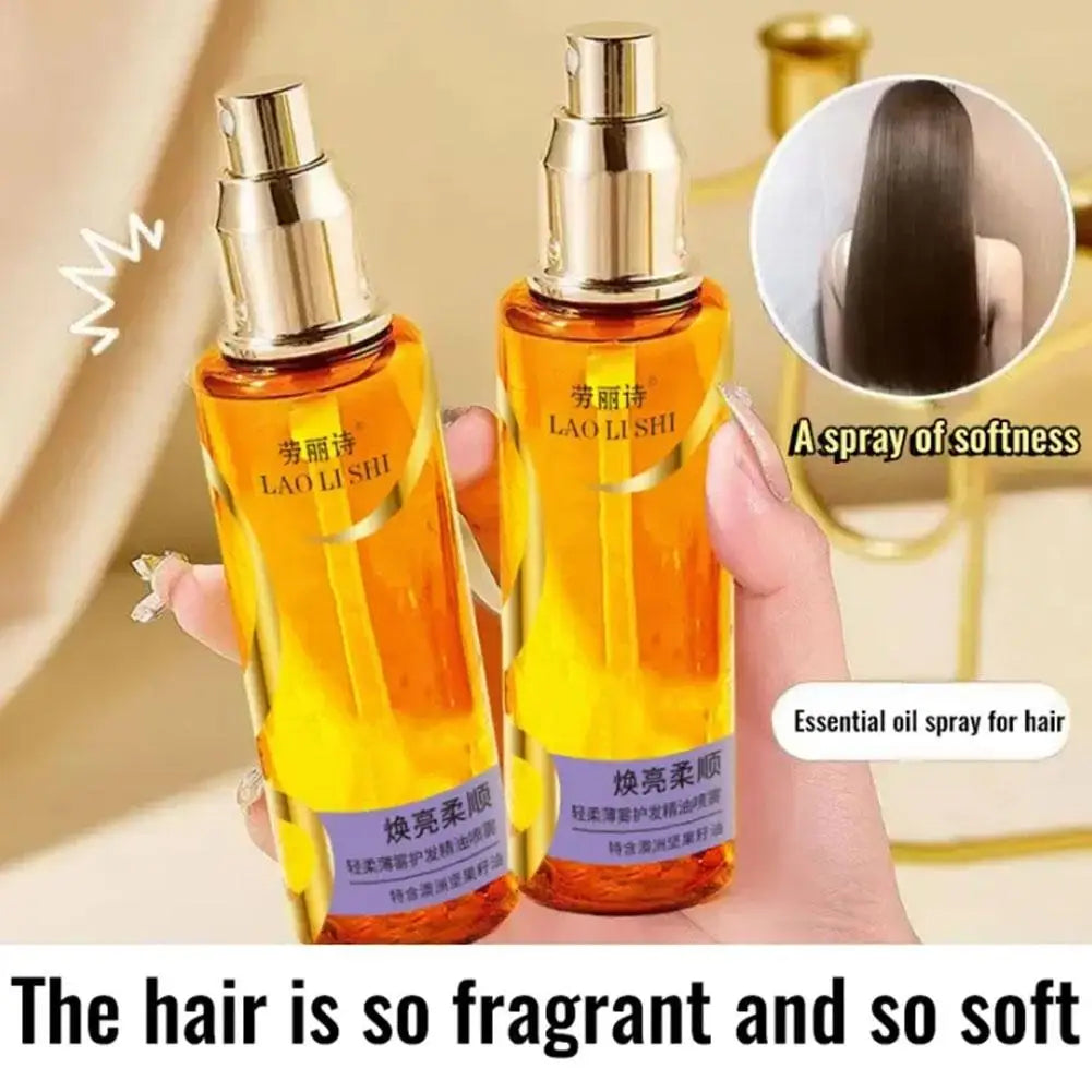1 2 Shine Hair Serum Dry Lightweight Oil Hydrating Mist Split Ends Qme