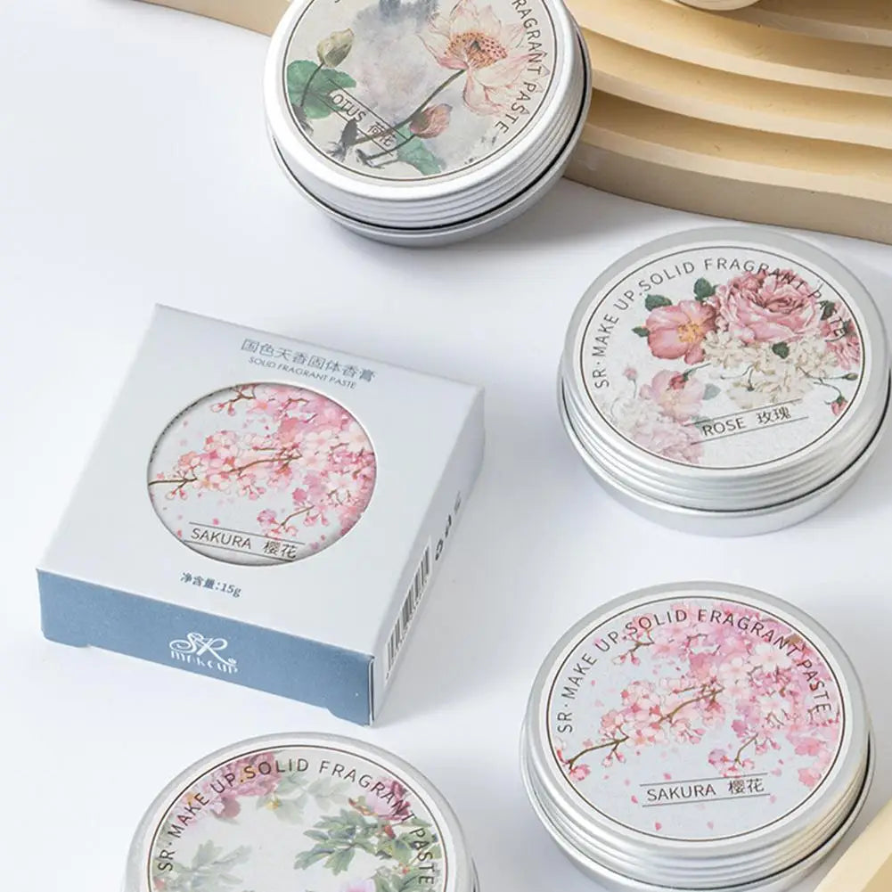 Portable Solid Balm For Women And Men, Refreshing Lasting Fragrance Deodorant, Pocket Size Solid Perfume For Dating, Daily Use Qme