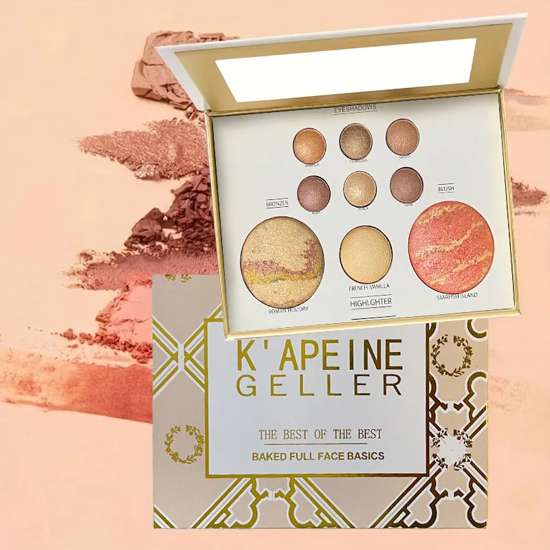 All-in-one Makeup Palette Eye Shadow Contouring Blush Highlighter Qme