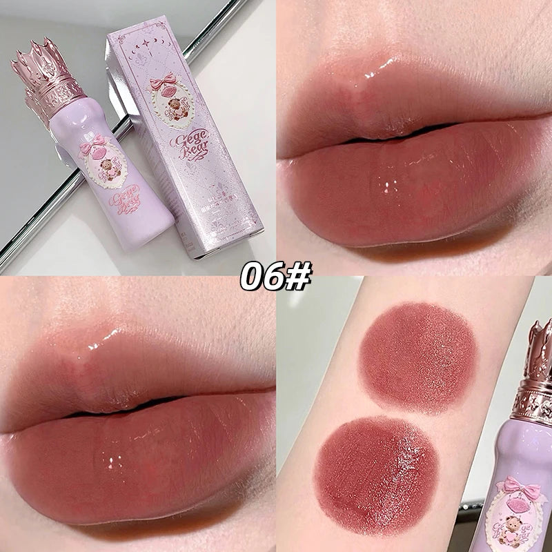 Gege Bear Silky Matte Velvet Lip Mud Moisturizing Non Drying Smooth Qme GX1560-06